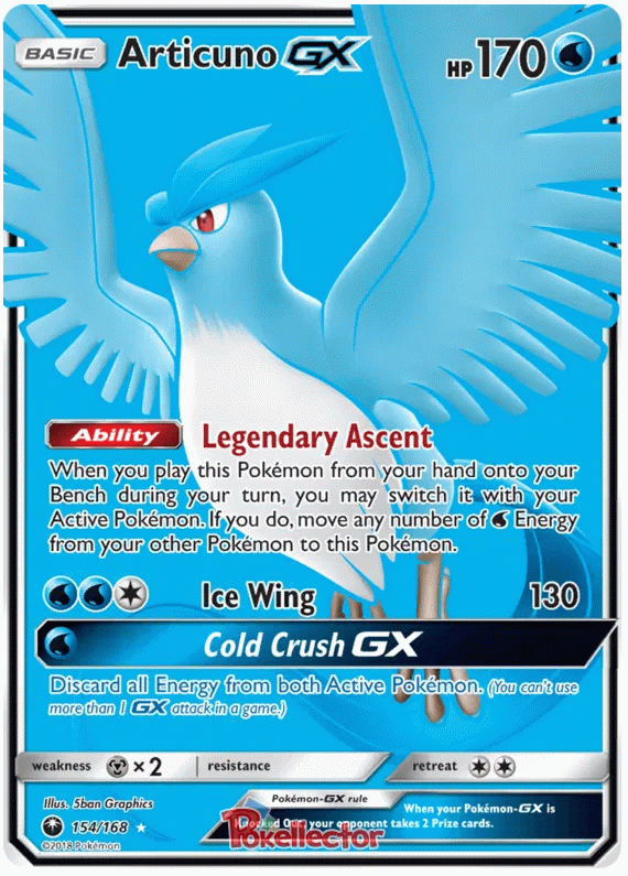 Articuno GX - Celestial Storm #154