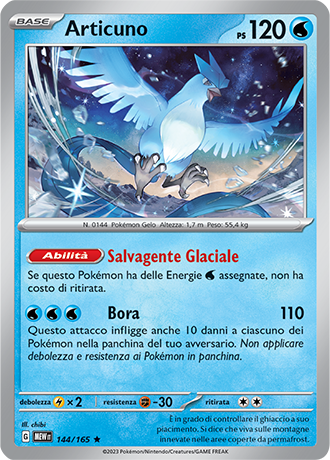 Articuno - Scarlatto & Violetto - 151 #144