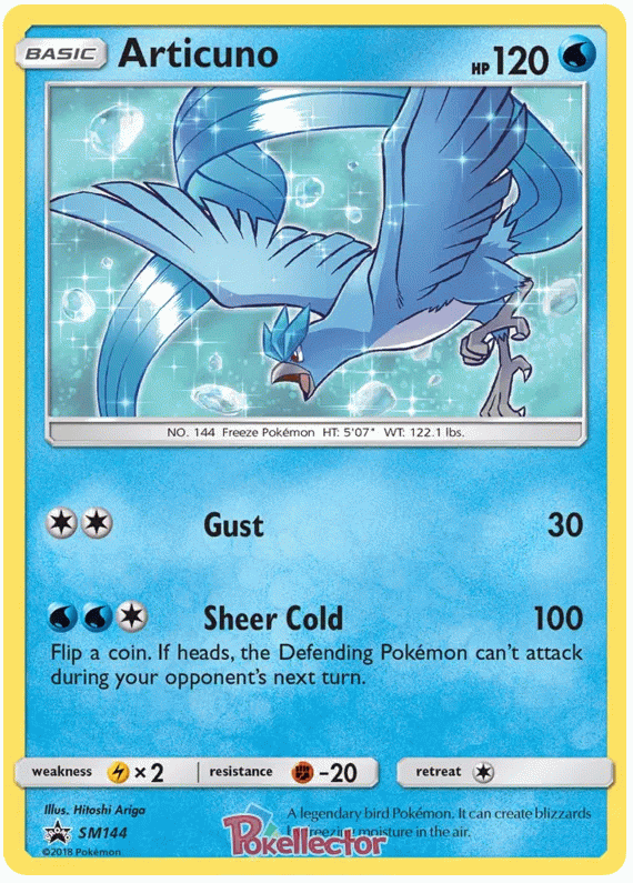 Articuno - Sun & Moon Promos #144