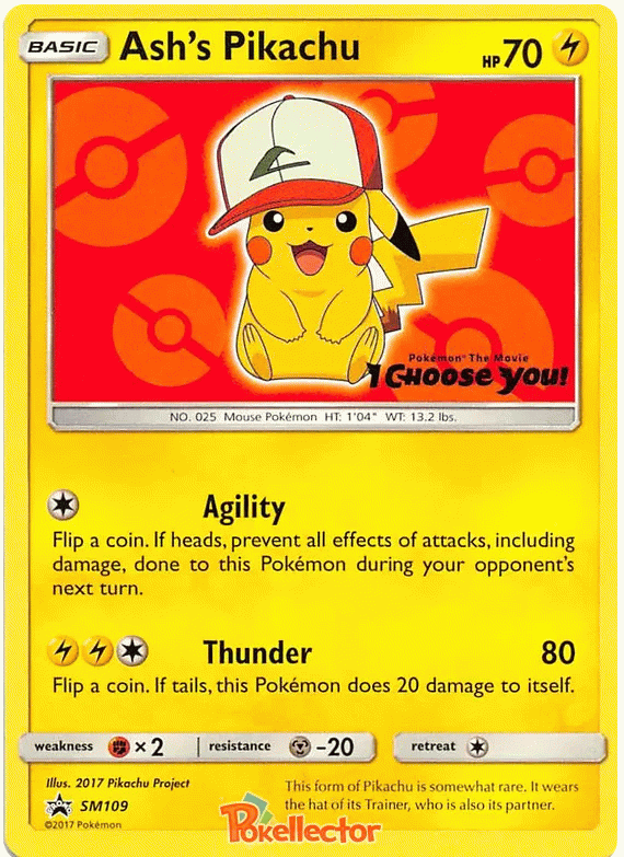 Ash's Pikachu - Sun & Moon Promos #109