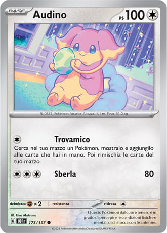 Audino - Ossidiana Infuocata #173