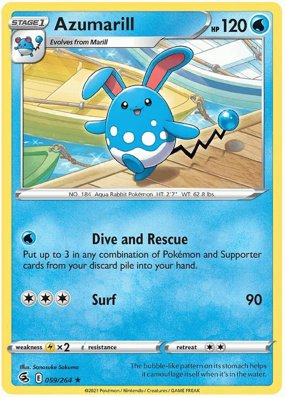 Azumarill - Fusion Strike #59