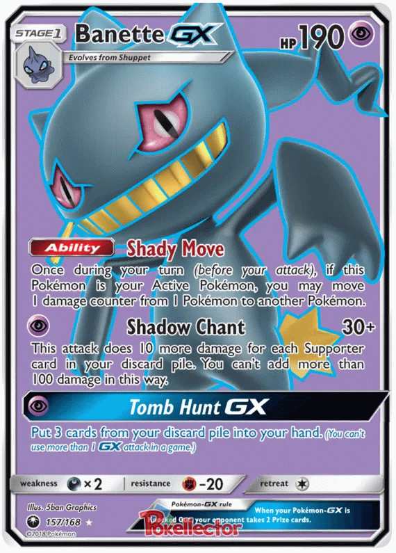 Banette GX - Celestial Storm #157