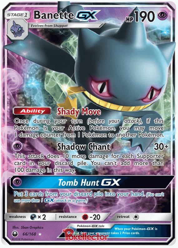 Banette GX - Celestial Storm #66