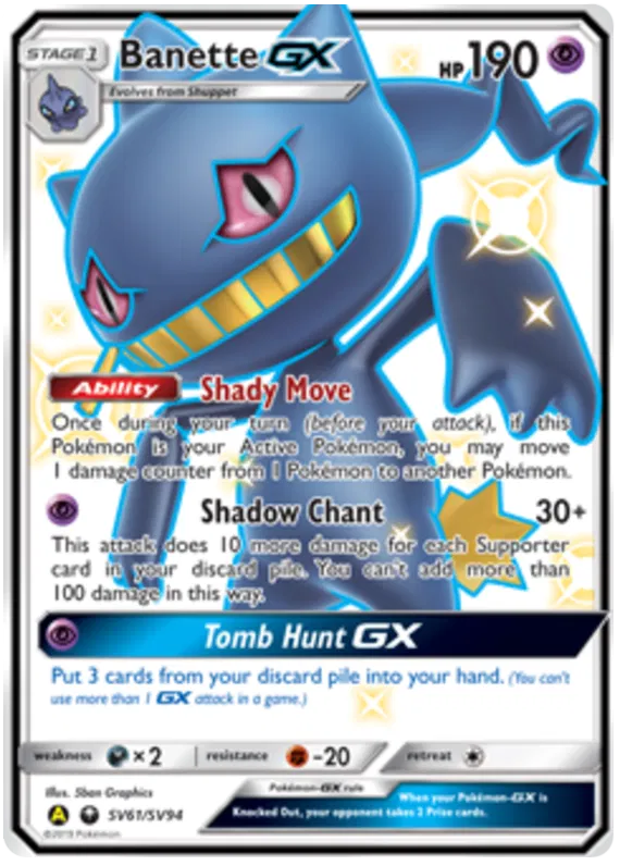 Banette GX - Hidden Fates #61