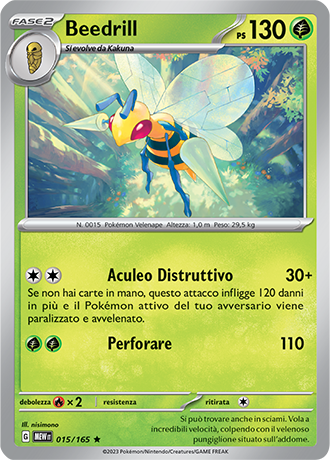 Beedrill - Scarlatto & Violetto - 151 #15