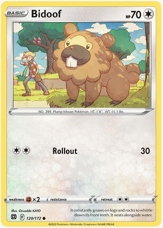 Bidoof - Brilliant Stars #120