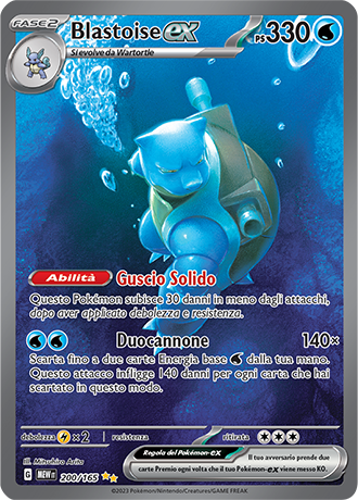 Blastoise ex - Scarlatto & Violetto - 151 #200