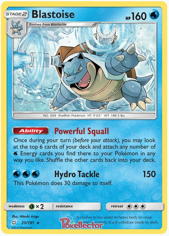 Blastoise - Team Up #25