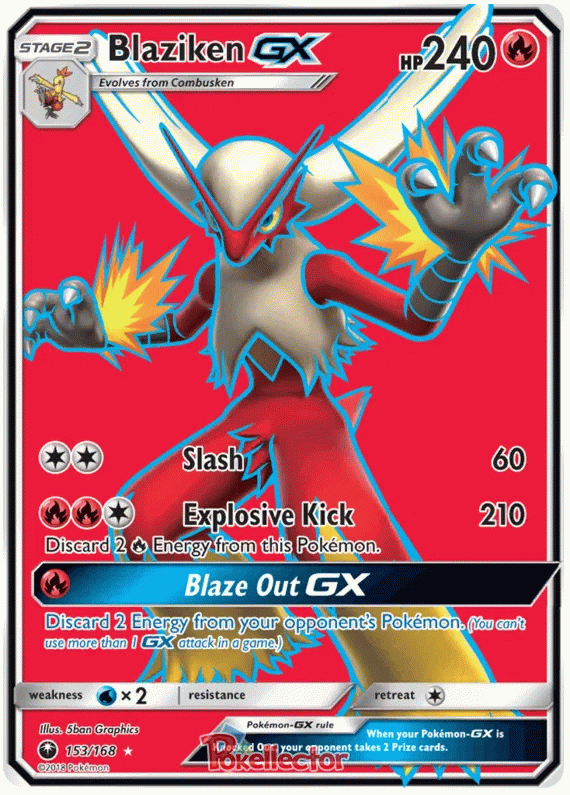 Blaziken GX - Celestial Storm #153