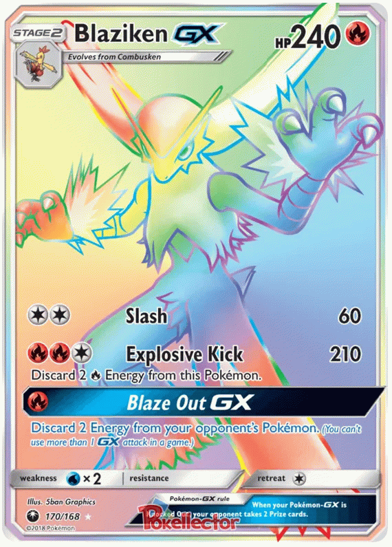 Blaziken GX - Celestial Storm #170