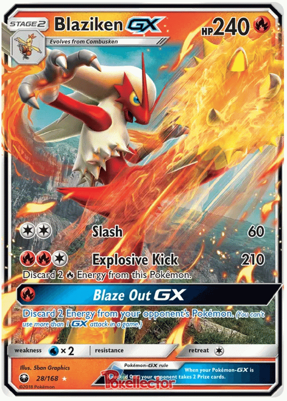 Blaziken GX - Celestial Storm #28