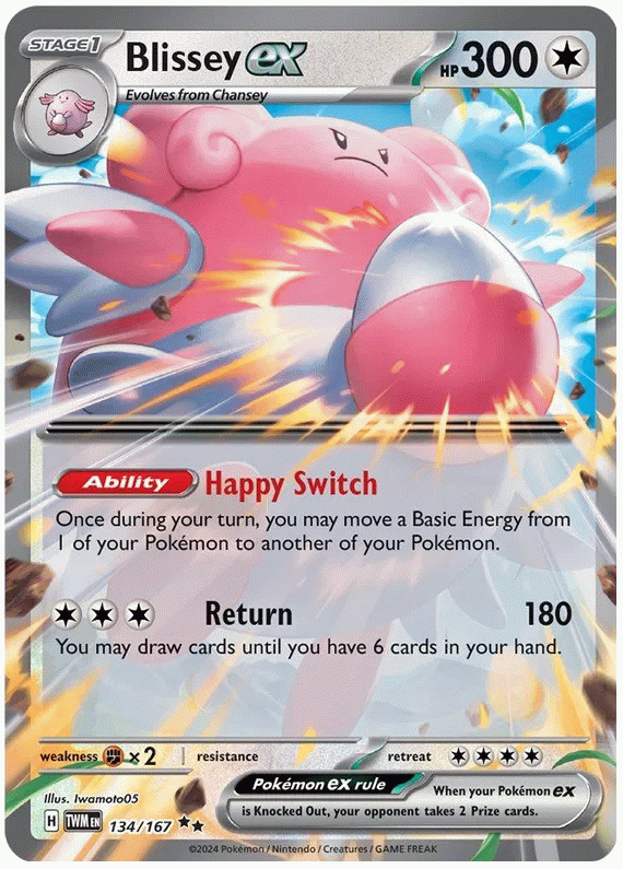 Blissey ex - Crepuscolo Mascherato #134