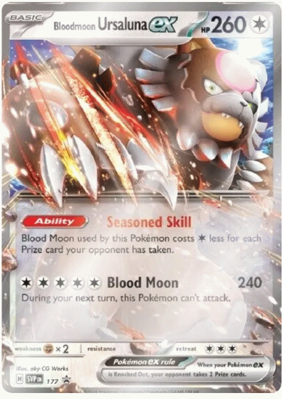 Bloodmoon Ursaluna ex - Scarlatto & Violetto Promos #177