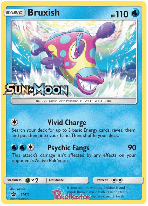 Bruxish - Sun & Moon Promos #11