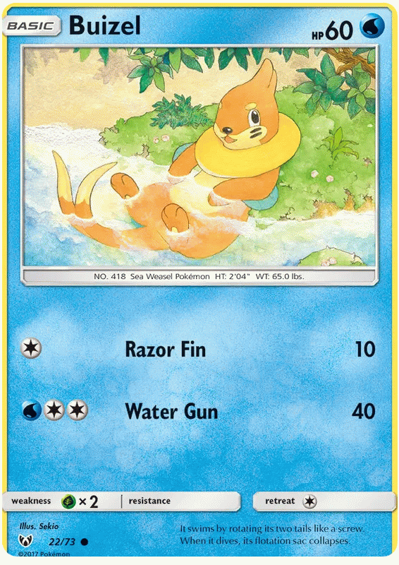 Buizel - Shining Legends #22