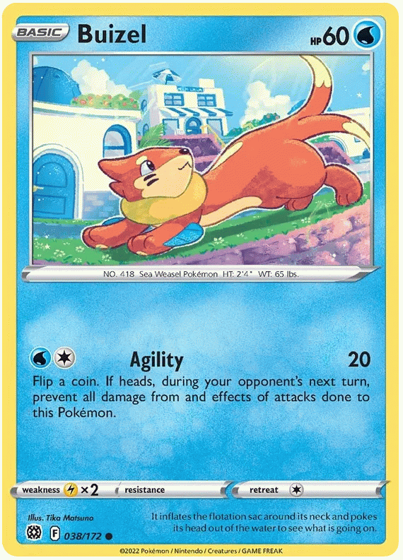 Buizel - Brilliant Stars #38