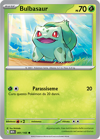 Bulbasaur - Scarlatto & Violetto - 151 #1