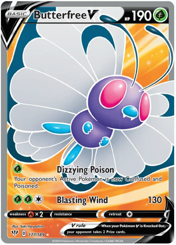 Butterfree V - Darkness Ablaze #177