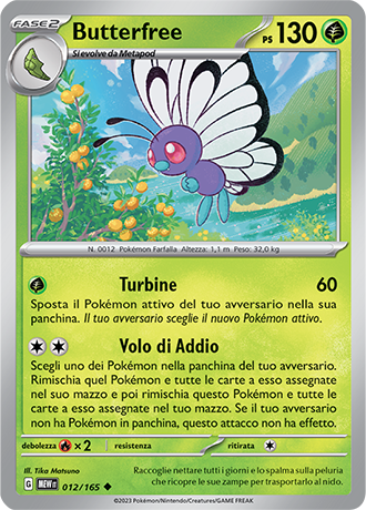 Butterfree - Scarlatto & Violetto - 151 #12