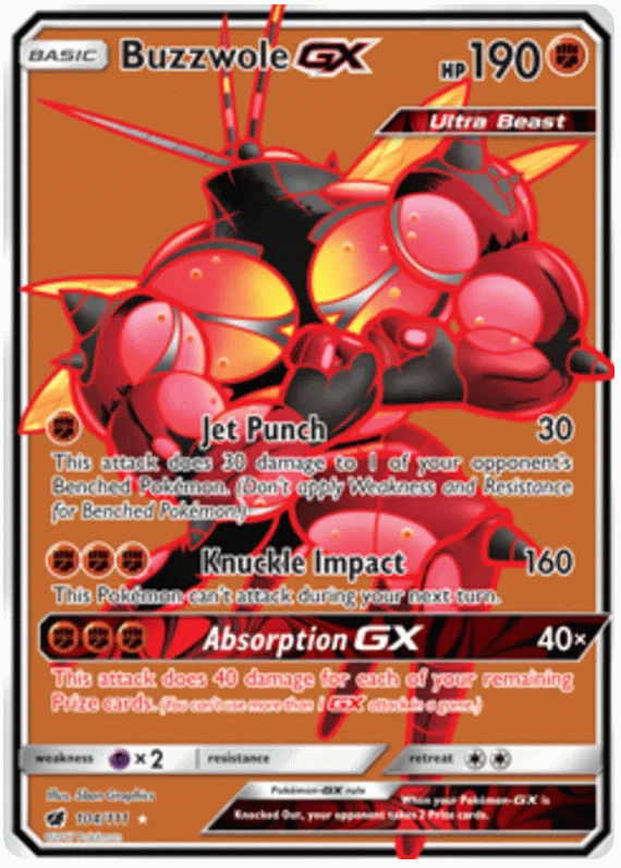 Buzzwole GX - Crimson Invasion #104