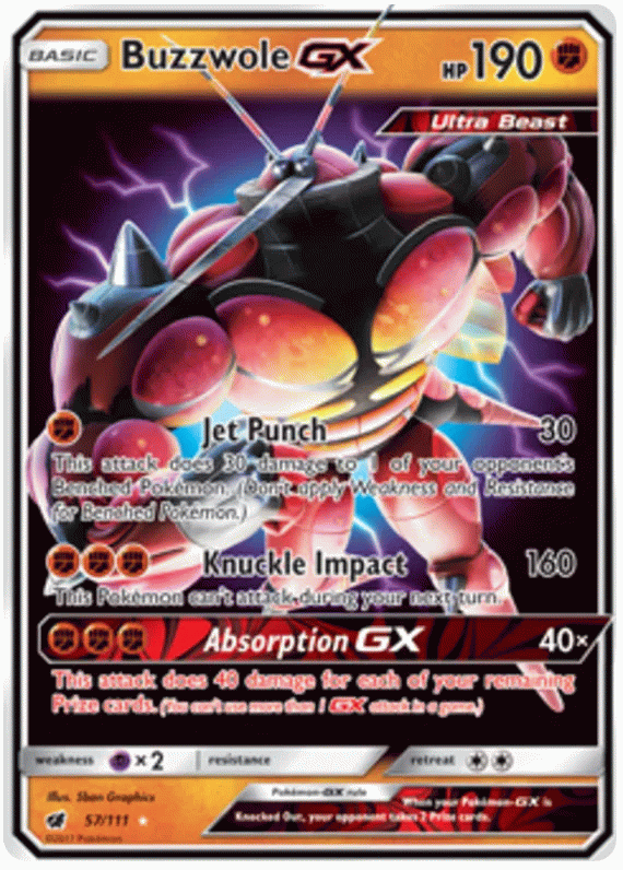 Buzzwole GX - Crimson Invasion #57