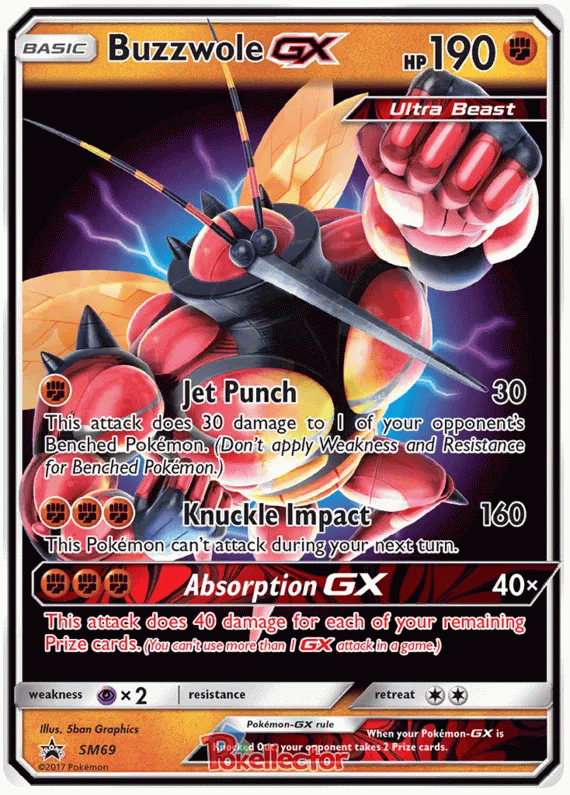 Buzzwole GX - Sun & Moon Promos #69