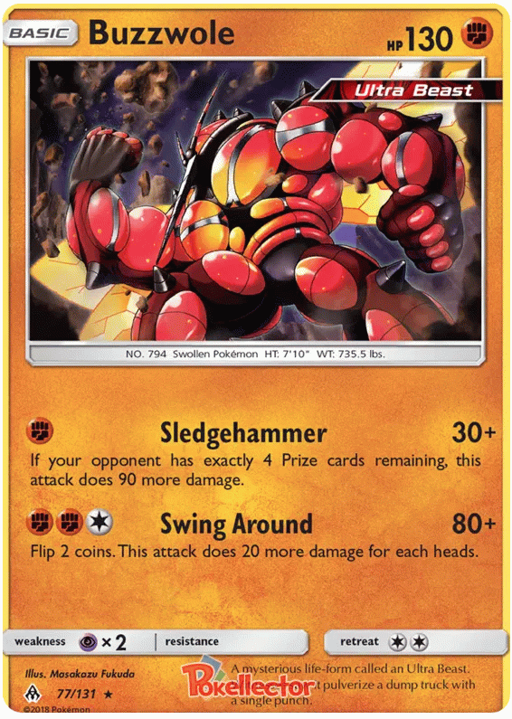 Buzzwole - Forbidden Light #77