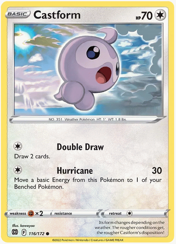 Castform - Brilliant Stars #116