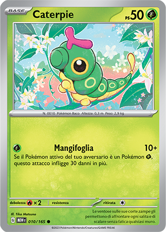 Caterpie - Scarlatto & Violetto - 151 #10