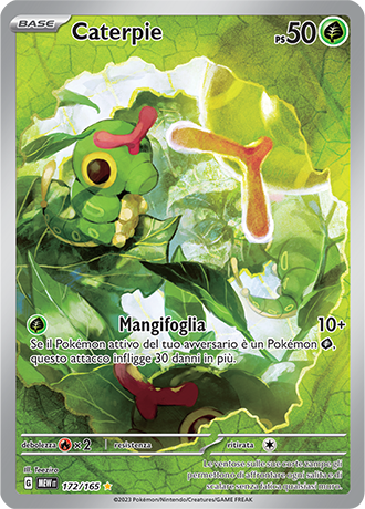 Caterpie - Scarlatto & Violetto - 151 #172