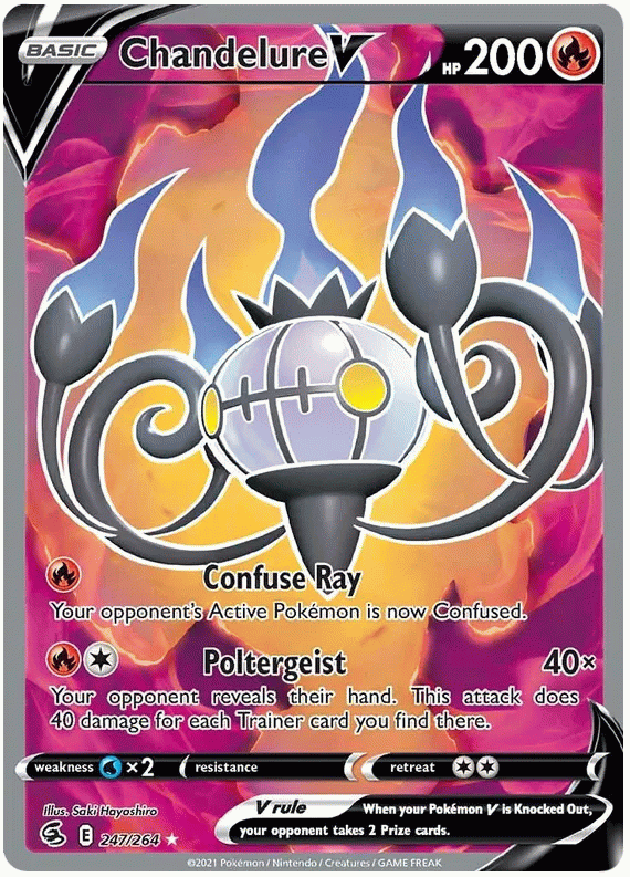 Chandelure V - Fusion Strike #247