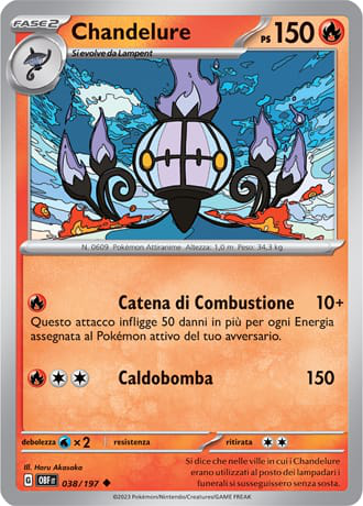 Chandelure - Ossidiana Infuocata #38