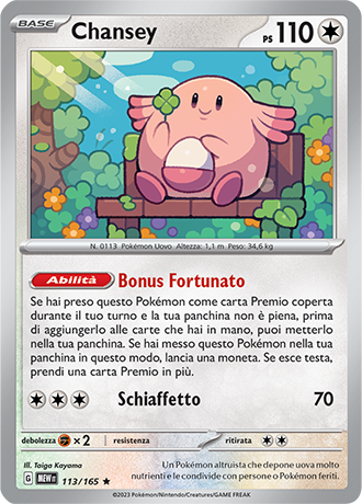 Chansey - Scarlatto & Violetto - 151 #113