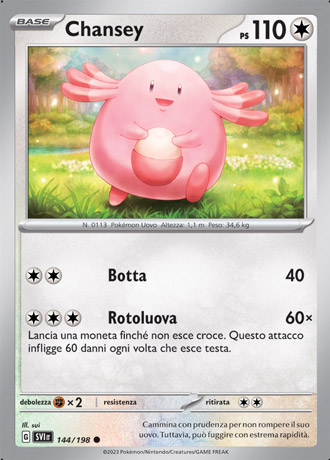 Chansey - Scarlatto & Violetto #144