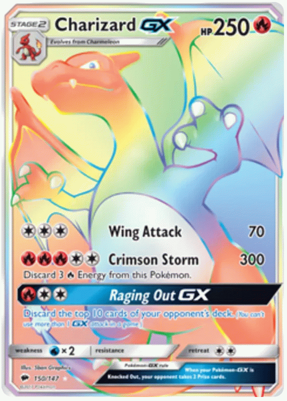 Charizard GX - Burning Shadows #150