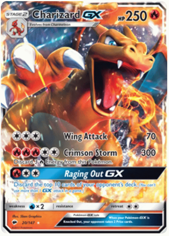 Charizard GX - Burning Shadows #20