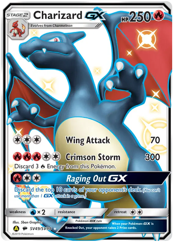 Charizard GX - Hidden Fates #49