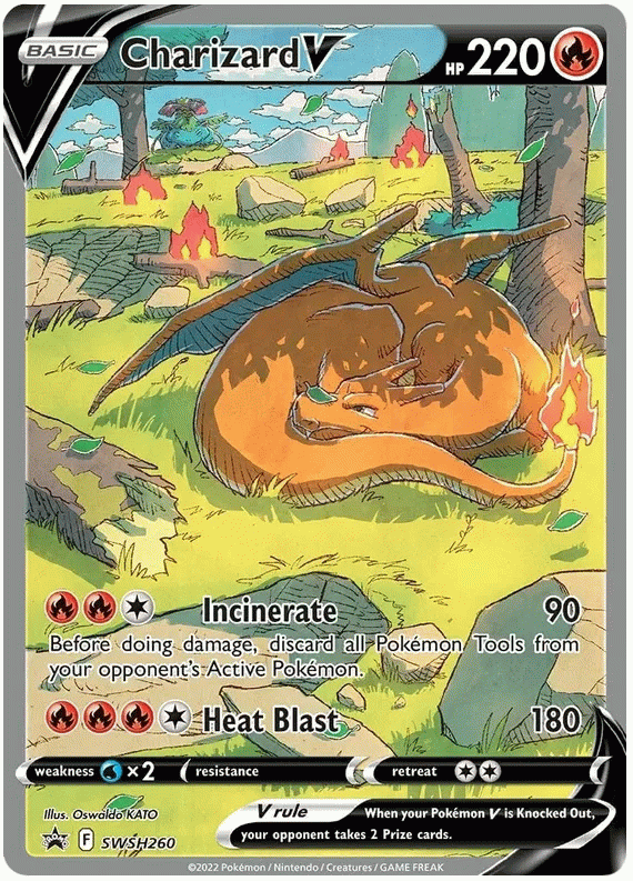 Charizard V - Sword & Shield Promos #260