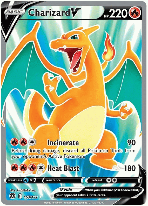 Charizard V - Brilliant Stars #153