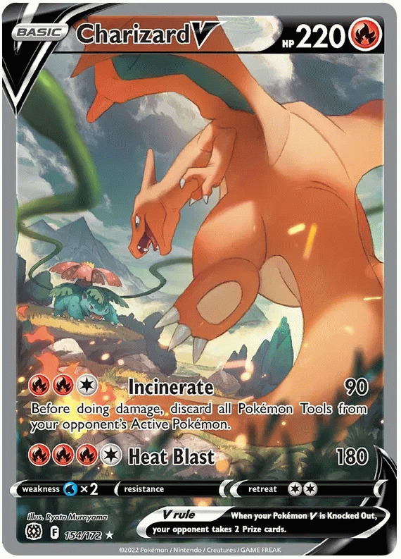 Charizard V - Brilliant Stars #154