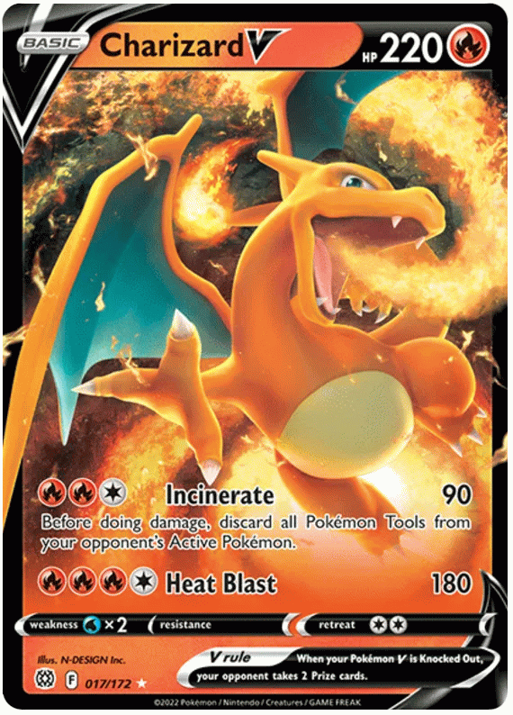 Charizard V - Brilliant Stars #17