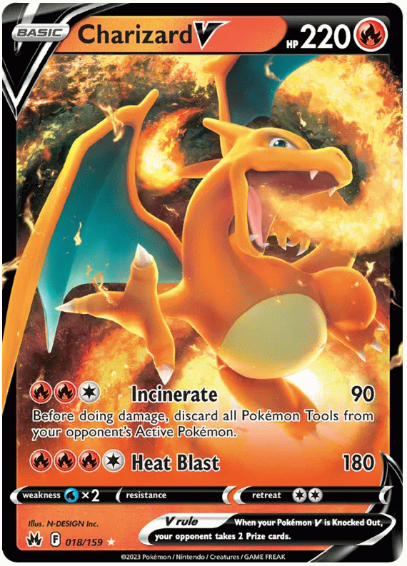 Charizard V - Crown Zenith #18