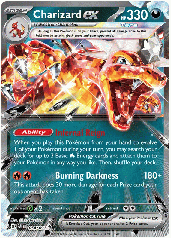 Charizard ex - Destino a Paldea #54