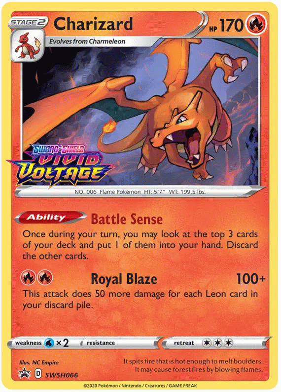 Charizard - Sword & Shield Promos #66