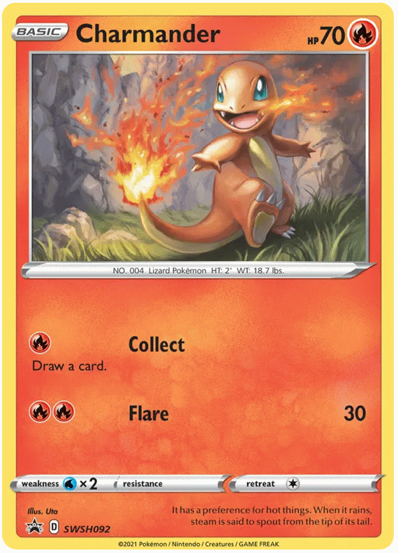 Charmander - Sword & Shield Promos #92