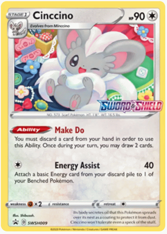 Cinccino - Sword & Shield Promos #9