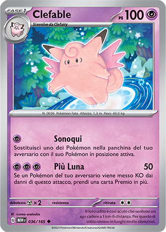 Clefable - Scarlatto & Violetto - 151 #36