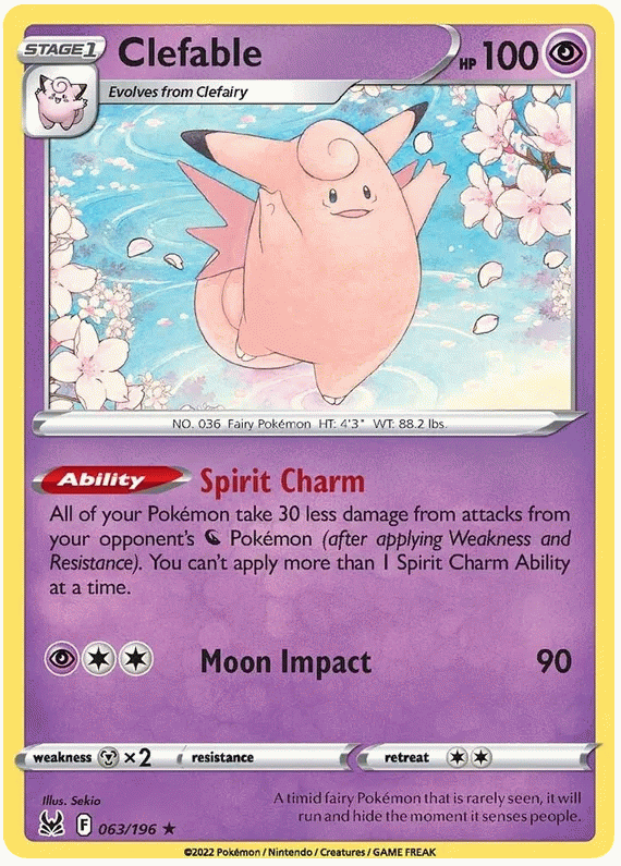 Clefable - Lost Origin #63