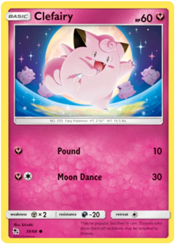 Clefairy - Hidden Fates #39